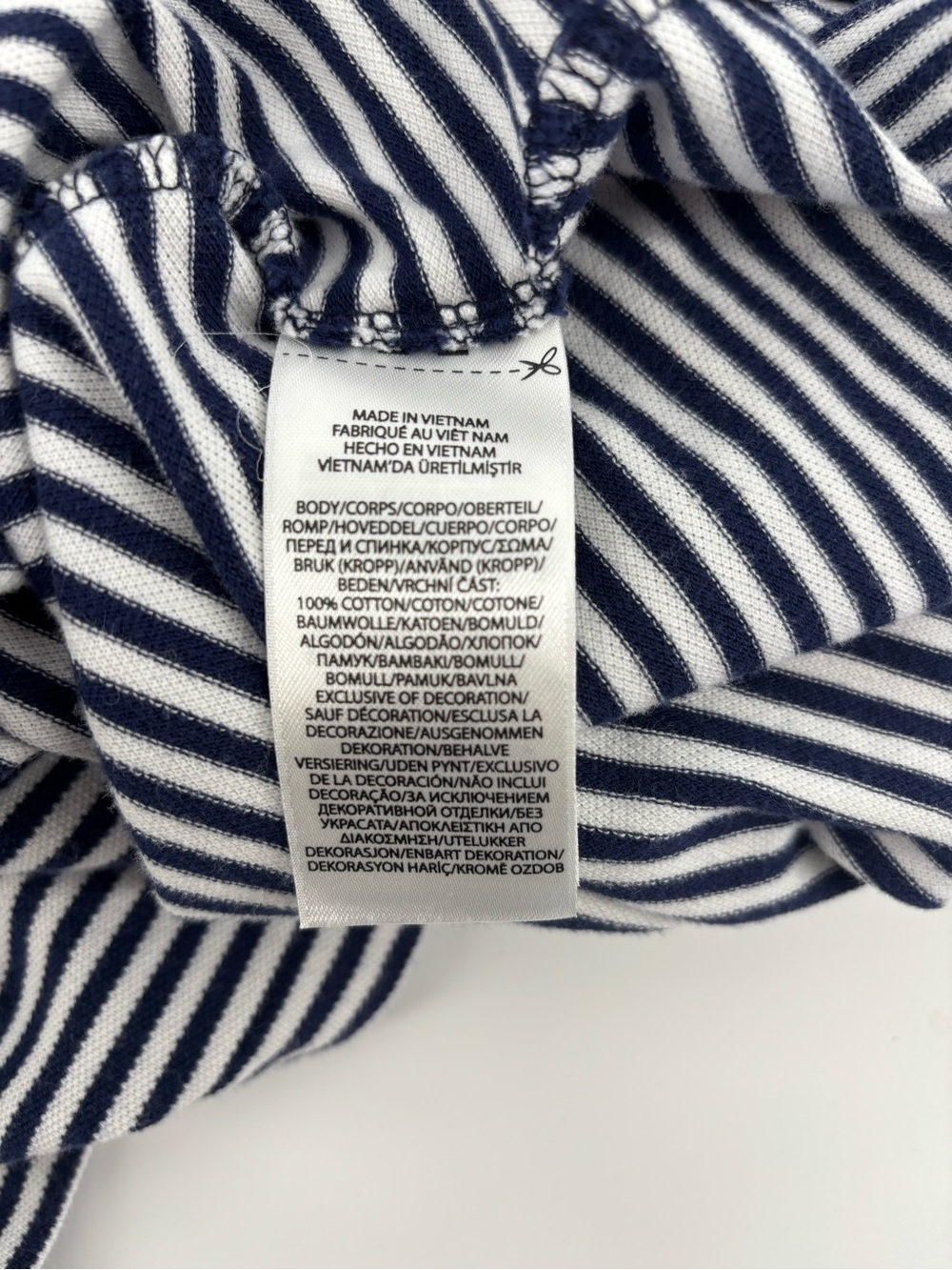 Polo Ralph Lauren Henley Shirt XXL Featherweight Mesh Striped Blue White Cotton - Picture 4 of 10